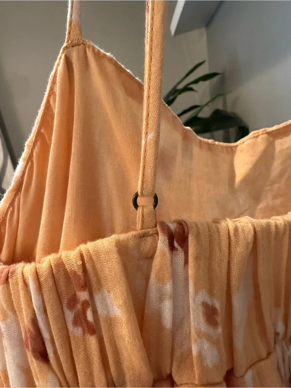 Abercrombie & Fitch Yellow Floral Maxi Dress